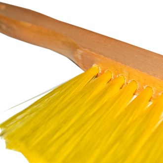 Zmiotka z uchwytem drewnianym - Bee Brush - sztuczny - DE